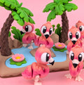 Flexi Flamingos and their paradise playset